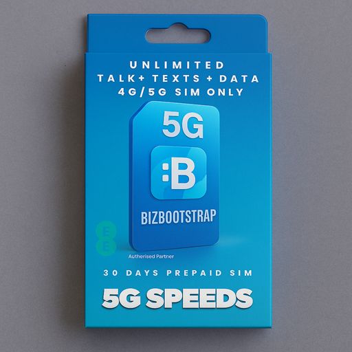 5G speeds included with every BizBootstrap plan